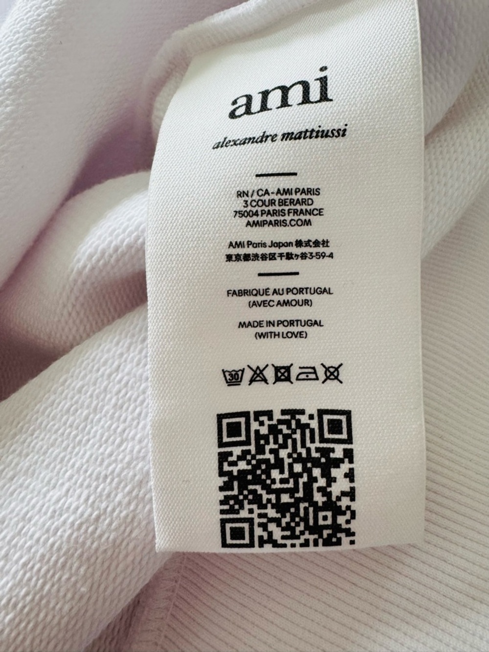 Ami Paris Logo Crewneck Sweatshirt, Unisex size XXXL - Picture 9 of 14